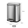 RAIVO Soft Closing Waste Steel Bin - JIJI.SG