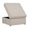 TRAVIS L-Shaped Modular Sofa with Storage Ottoman - JIJI.SG