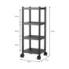HADRAIN Storage Unit on Castors - JIJI.SG