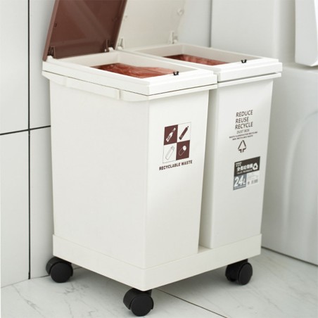 PSAL Movable Compartment Dustbin