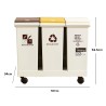 PSAL Movable Compartment Dustbin - JIJI.SG