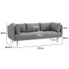 PRIMUS 3 Seater Sofa - JIJI.SG