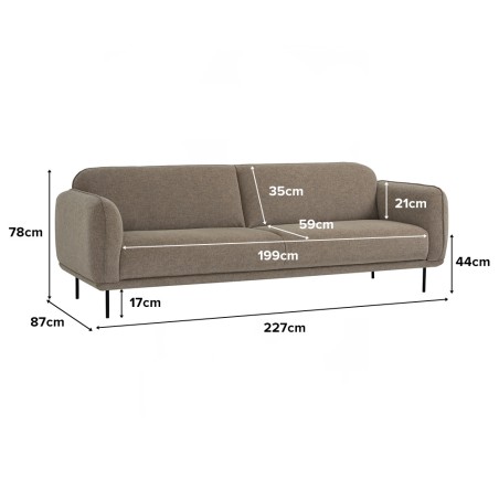 AMARA 3 Seater Sofa