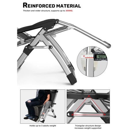 VELMA Reclining Chair, Foldable
