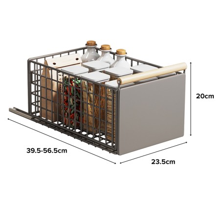 HUMFRID Pull-Out Storage Cabinet Rack