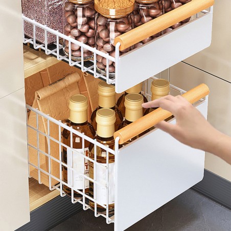 HUMFRID Pull-Out Storage Cabinet Rack