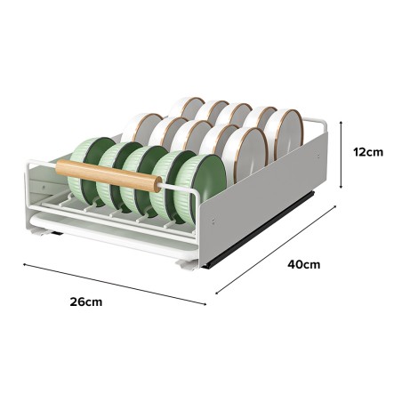 BERTON Pull-Out Tableware Storage Rack