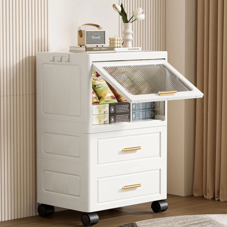 LACEE Flip Top Storage Drawer Cabinet LACEE Flip Top Storage Drawer Cabinet