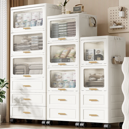 LACEE Flip Top Storage Drawer Cabinet LACEE Flip Top Storage Drawer Cabinet