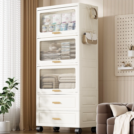 LACEE Flip Top Storage Drawer Cabinet LACEE Flip Top Storage Drawer Cabinet