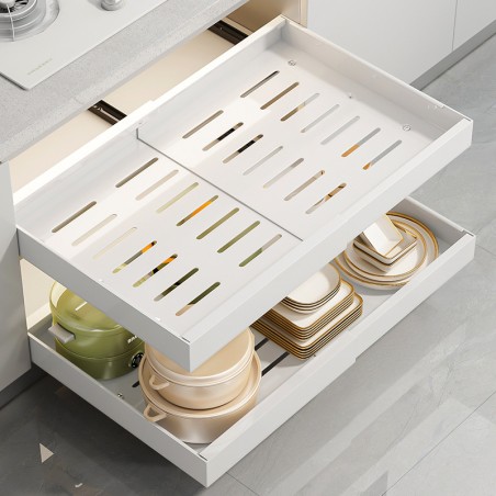 MENDEL Pull-Out Extendable Cabinet Storage Rack