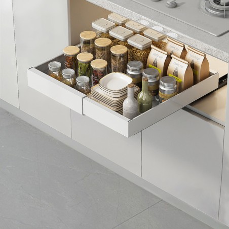 MENDEL Pull-Out Extendable Cabinet Storage Rack