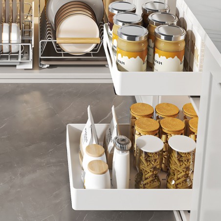 WESLEN Pull-Out Condiments Cabinet Storage Rack