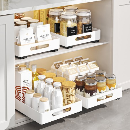 WESLEN Pull-Out Condiments Cabinet Storage Rack