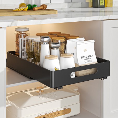 WESLEN Pull-Out Condiments Cabinet Storage Rack