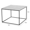 LUCO Marble Coffee Table - JIJI.SG