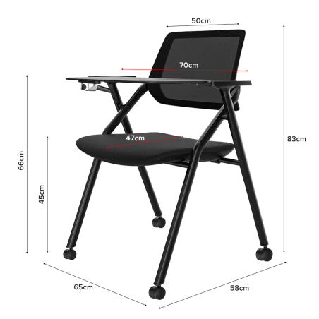 ANDRIN Training Chair, Foldable