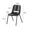 TIZIAN Conference Chair, Stackable - JIJI.SG