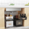 HYDD Under Sink Height Adjustable Pull-out Shelve Rack - JIJI.SG