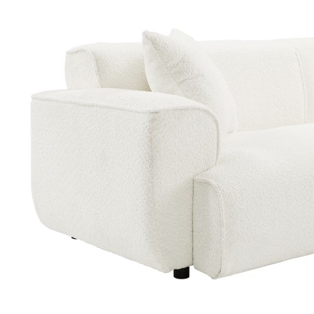 ELOUAN 3 Seater Sofa, Bouclé Fabric