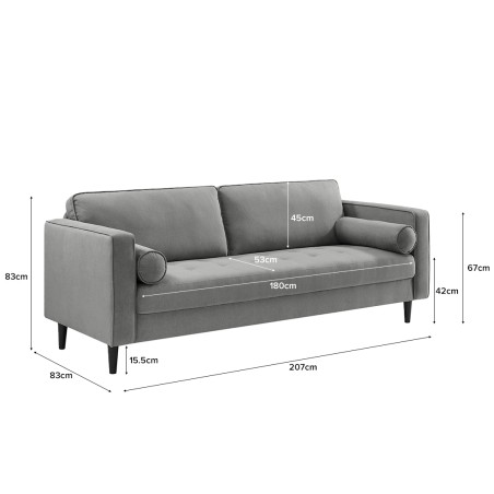 EMILIA 3 Seater Sofa