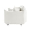 LOUISA 3 Seater Sofa, Bouclé Fabric - JIJI.SG