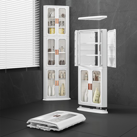 NANDOR Corner Storage Cabinet