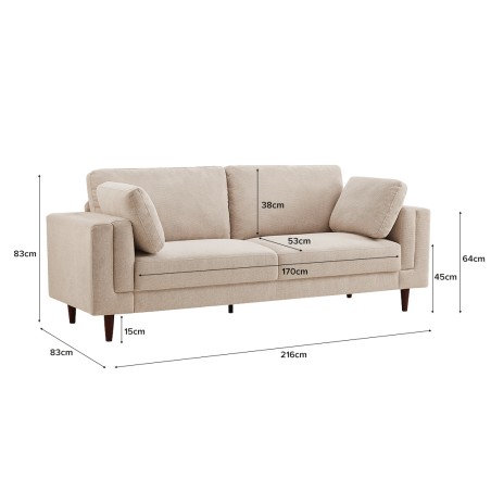 NERA 3 Seater Sofa