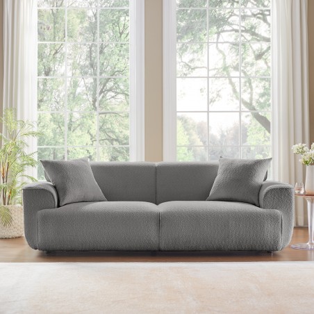 ELOUAN 3 Seater Sofa, Bouclé Fabric