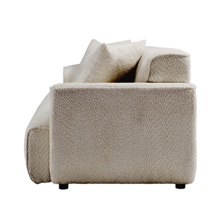 ELOUAN 3 Seater Sofa, Bouclé Fabric