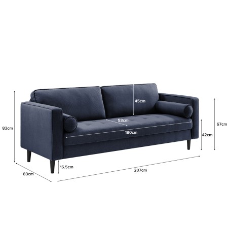 EMILIA 3 Seater Sofa