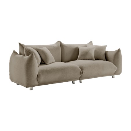 LOUISA 3 Seater Sofa, Bouclé Fabric