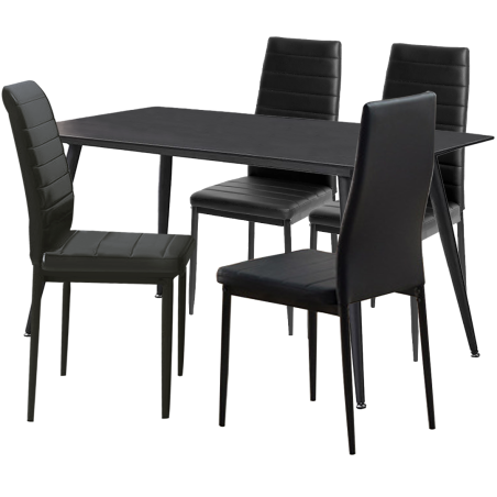 EMERSON/QUINN Dining Table and 4 Chairs