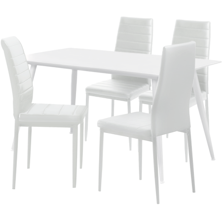 EMERSON/QUINN Dining Table and 4 Chairs