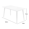 EMERSON/QUINN Dining Table and 4 Chairs - JIJI.SG