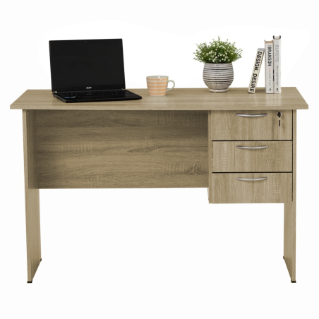 EDWARD Desk with 3 Drawers