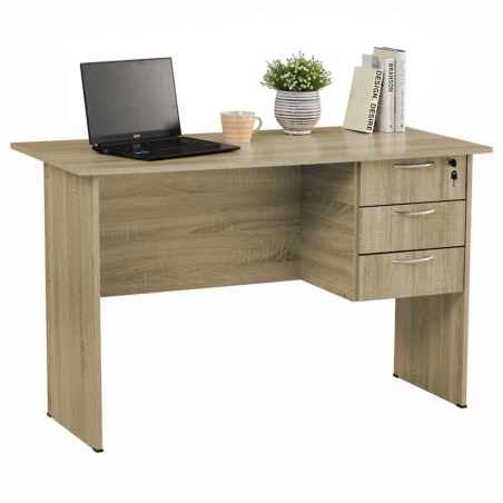 EDWARD Desk with 3 Drawers