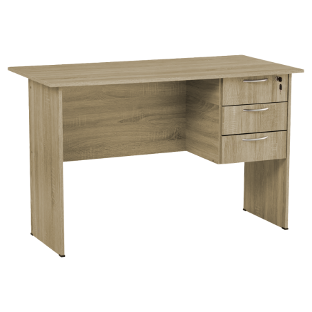 EDWARD Desk with 3 Drawers