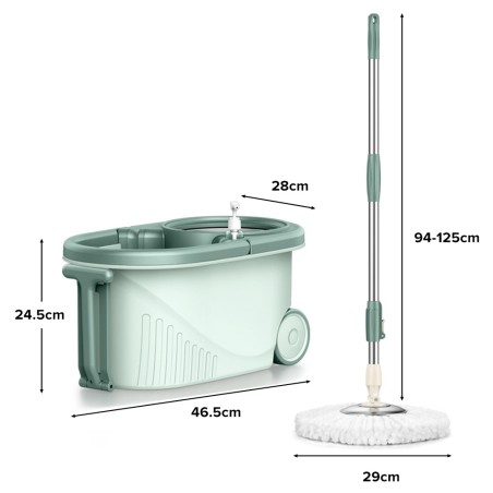 MANNUSS 360 Spin Mop Set