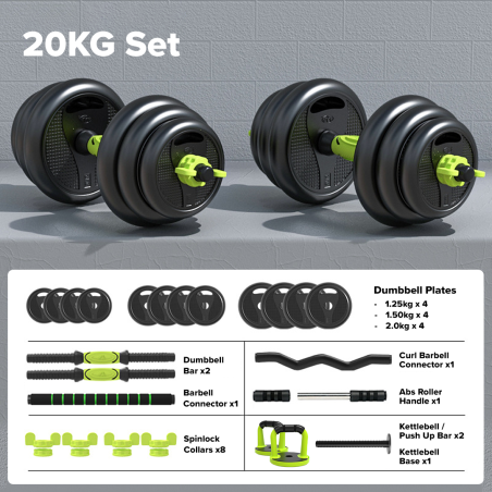 FITNET SMART 6 in 1 Dumbbell Set