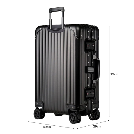 MAZON Full Aluminium Magnesium Luggage with TSA Lock