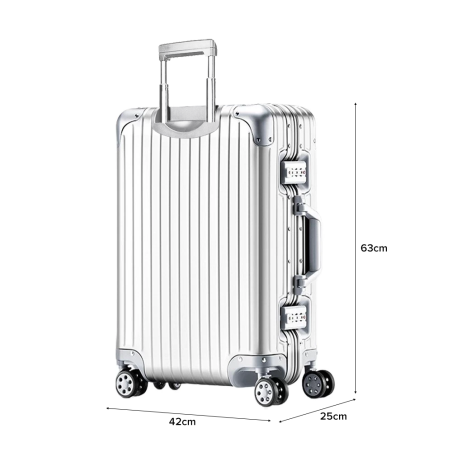 MAZON Full Aluminium Magnesium Luggage with TSA Lock