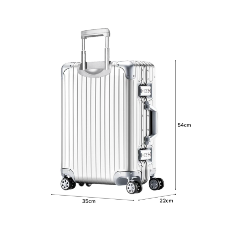 MAZON Full Aluminium Magnesium Luggage with TSA Lock