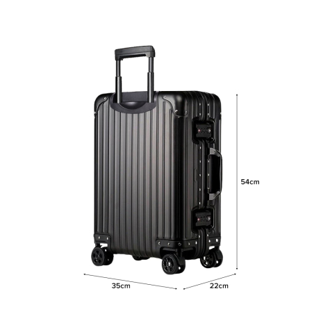 MAZON Full Aluminium Magnesium Luggage with TSA Lock