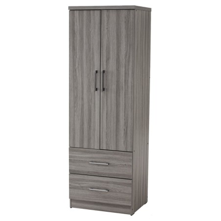 DUBLIN Wardrobe with 2 Doors and Drawers