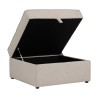 TRAVIS 3 Seater Extended Modular Sofa with Storage Ottoman - JIJI.SG