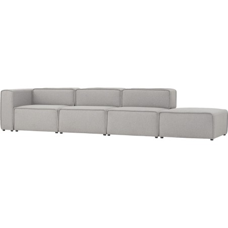 ALURA 3 Seater Extended Modular Sofa with Ottoman