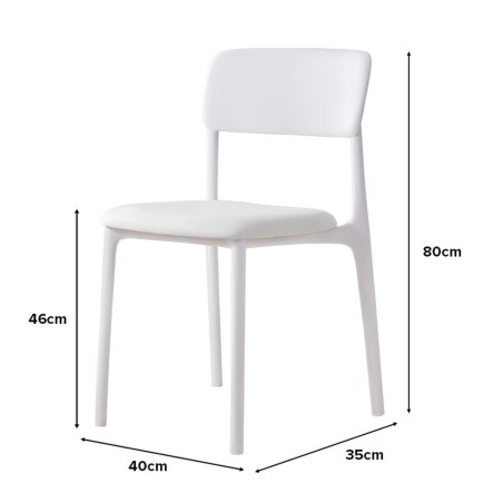 POVEL Cushioned Chair, Stackable