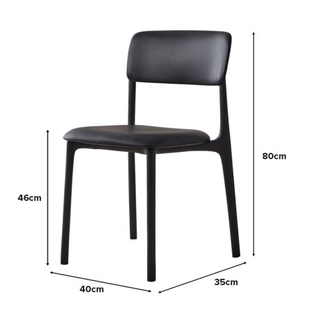 POVEL Cushioned Chair, Stackable