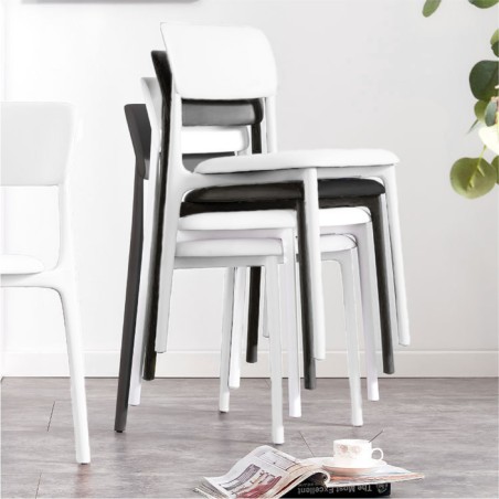 (AS-IS) POVEL Chair, Stackable